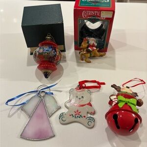 Christmas Tree Holiday Ornaments LOT For Sale